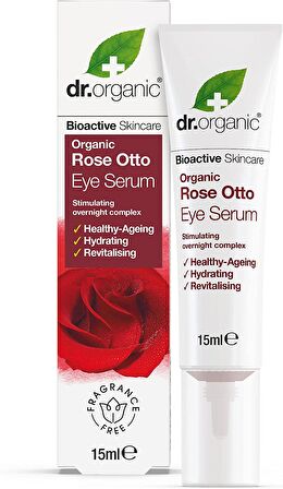 Dr. Organic Rose Otto Kırışıklık Karşıtı Göz Kremi 15 ml VEGAN