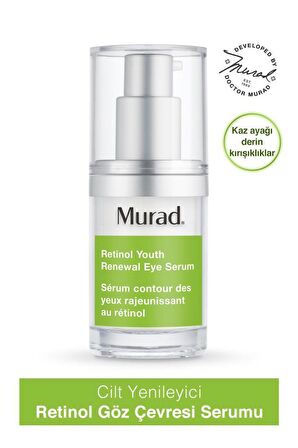Murad Retinol Youth Renewal Eye Serum - Cilt Yenileyici Retinol İçerikli Göz Çevresi Serumu 30 ml