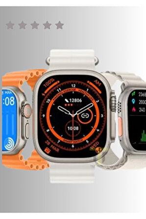 Android&ios Destekli 49 Mm HD Ekran 3 Strap Smart Watch