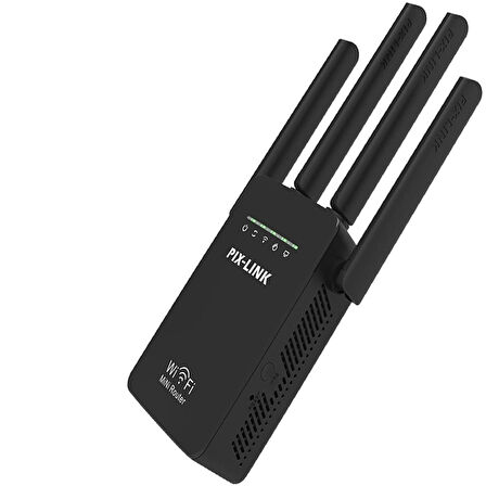4 Antenli Wi-Fi Sinyal Güçlendirici Geniş Kapsama Alanı