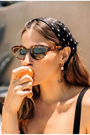 Wonderful Leopar CAt eye Kahverengi Güneş Gözlüğü Trend Model