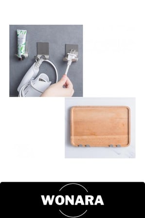 #ÇelikAskı Çok Amaçlı Kendinden Yapışkanlı Paslanmaz Jiletlik Priz Tutucu Havlu Askısı Delmeden Montaj Banyo Mutfak Düzenleyici Kesme Tahtası Standı Telefon Tutacağı Fayans Cam Uyumlu Çift Tırnaklı