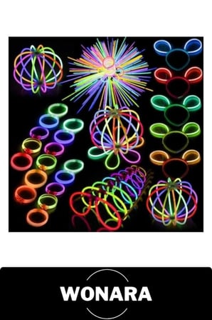 Fosforlu Çubuk 100 Parça Glow Stick Neon Işıklı Kırınca Yanan Parti Malzemesi Bağlantı Aparatlı Kolye Bilezik Halhal Düğün Kına Gecesi Doğum Günü Beach Eğlence Seti Sarı Turuncu Kırmızı Yeşil