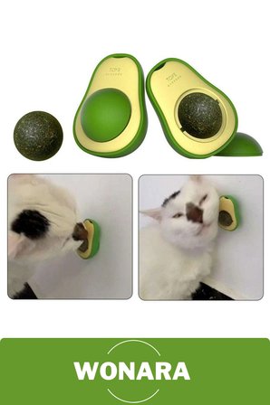 #KediOyuncağı Özel Üretim Catnip Kedi Oyuncak Topu Avokado Tasarımlı Diş Temizleyici Stres Azaltıcı Doğal Kedi Nanesi İçerikli Ağız Hijyen Destekleyici Sağlıklı İnteraktif Oyun Aparatı