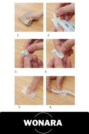 #Klips Yapışkan Kablo Düzenleyici Masaüstü Organizatör Güçlü Tutuş Sabitleyici Aparat Şarj Kulaklık USB Bilgisayar Televizyon Uyumlu Pratik Yönetim Çözümü Dayanıklı 20 Adet Set