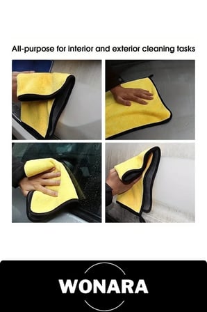 #TemizlikBezi Nano Teknoloji Yünlü Araç Temizlik Bezi Hassas Çizmez Oto Yıkama Bezi Derinlemesine Temizlik Yüksek Emici Ev Ofis Cam Yüzey Bakım Silme Bezi 30x30cm Profesyonel Bez