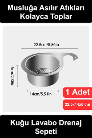 #DrenajSepeti Kuğu Tasarımlı Paslanmaz Çelik Lavabo Drenaj Sepeti Musluğa Asılabilir Mutfak Evye Süzgeci Yemek Artığı Atık Toplayıcı Delikli Tıkanma Önleyici Gider Filtresi Kolay Temizlenir