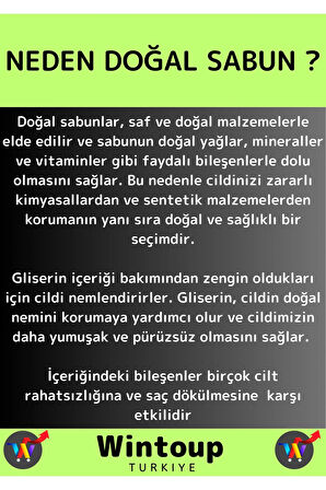 Doğal Cilt Nemlendirici Zeytinyağı Sabunu Özel Üretim Tüm Cilt Tipleri İçin Uygun 3 Adet 100gr