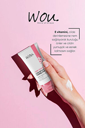 Wou Pink Touch Ton Eşitleyici Ve Aydınlatıcı Yüksek Koruma Etkili Spf50 Güneş Kremi 50ml-tüm Ciltl