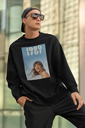 Taylor's Version 1989 Baskılı Unisex Oversize Şarkıcı Sweatshirt