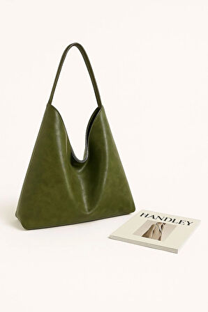 Lüks Salaş Deri Omuz ve El Çantası