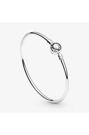 Pandora Tarz, Charm Uyumlu Ball Klips Bangle Bileklik, Tüm Boyutlar17-19-21cm