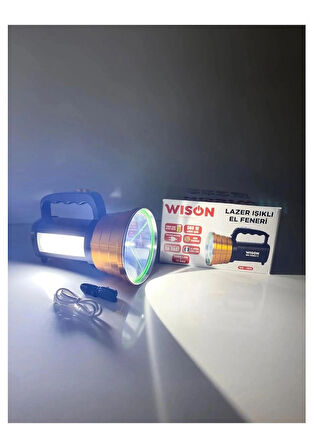 WİSON WS -1453 LAZER IŞIKLI EL FENERİ