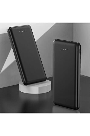 WASHA Çift Usb 10000 Mah Type-c Micro Çıkışlı A Powerbank Taşınabilir Şarj Cihazı WP-1