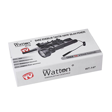 Güçlü Profesyonel Tufek Feneri Watton Wt-147