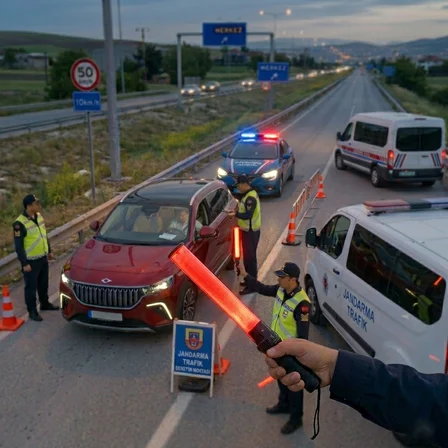 Işıklı Trafik Yönlendirme Copu ve El Feneri Watton WT-263