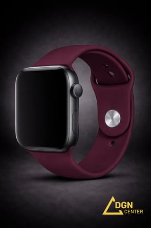 Apple Watch 38 mm (1. , 2. ve 3. Nesil) Uyumlu Premium Silikon Kordon