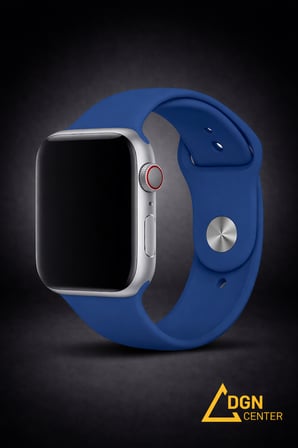 Apple Watch 38 mm (1. , 2. ve 3. Nesil) Uyumlu Premium Silikon Kordon