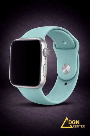 Apple Watch 38 mm (1. , 2. ve 3. Nesil) Uyumlu Premium Silikon Kordon