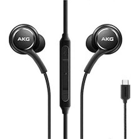 KRAL AKG  Mikrofonlu Type-C Girişli Kulak Içi Siyah Kablolu Kulaklık