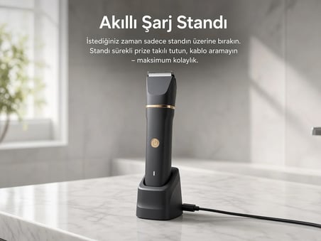 Wablow Erkek Bakım Seti, Yüz/Saç/Vücut Tıraş Makinesi, Islak / IPX7 Su Geçirmez,Seramik Bıçak Şarj Standlı (GARANTII)