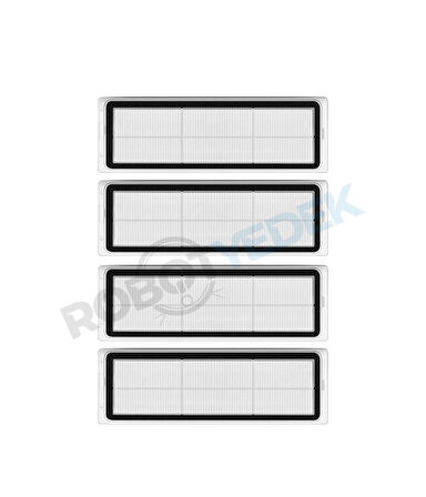 Xiaomi X10 Uyumlu Yedek Hepa Filtre-4 Parça