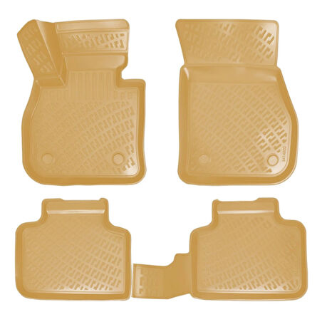 Kaiser Bmw X1 F48 Bej 3D Havuzlu Paspas, 2015-2022