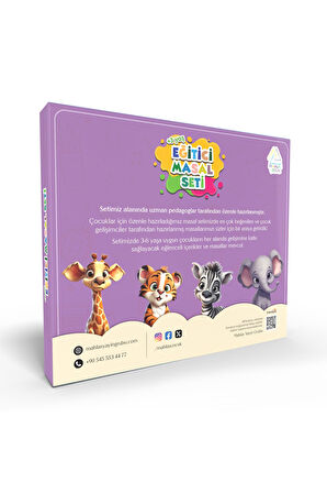 3-6 Yaş Eğitici Masal Seti (4 adet kitap)