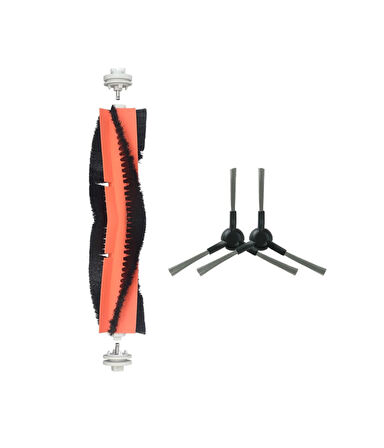 Dreame X30 Ultra Uyumlu Ana Fırça ve Yan Fırça-3 Parça