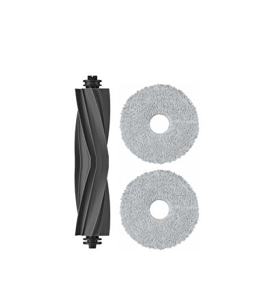 Dreame X30 Ultra Uyumlu Kauçuk Ana Fırça ve Mop-3 Parça