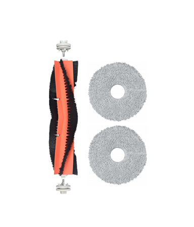 Dreame X30 Ultra Uyumlu Ana Fırça ve Mop-3 Parça