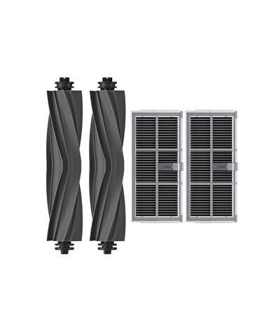 Dreame X30 Ultra Uyumlu Kauçuk Ana Fırça ve Hepa Filtre-4 Parça