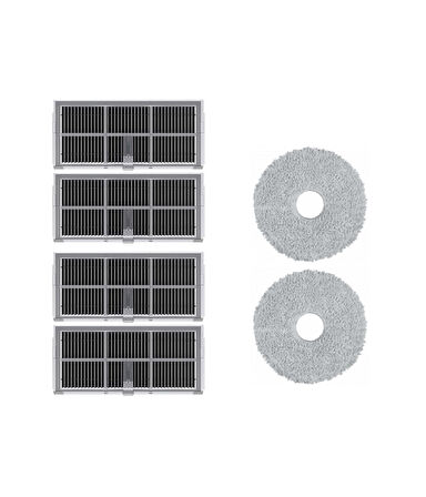 Dreame X30 Ultra Uyumlu Hepa Filtre ve Mop-6 Parça