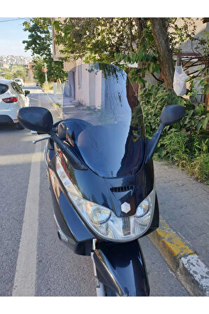 Piaggio X8 200 Siperlik Ön Cam 2004 2006 Model 58cm Açıkfüme Renkli 4mm
