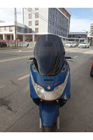 Piaggio X8 200 Siperlik Ön Cam 2004 2006 Model 58cm Siyah Renkli 4mm