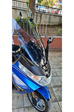Piaggio X8 200 Siperlik Ön Cam 2004 2006 Model 70cm Açıkfüme Renkli 4mm