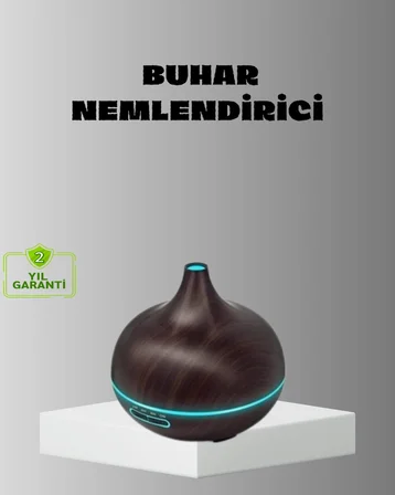 Aromaterapi Difüzörü 550 ml Ultrasonik Nemlendirici Otomatik Kapanma Özellikli