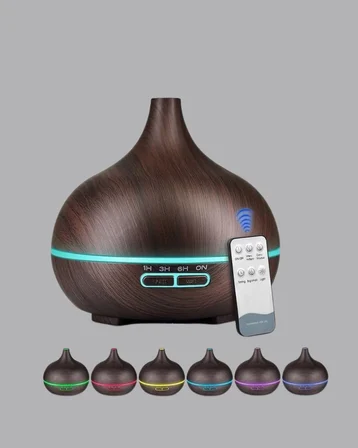 Aromaterapi Difüzörü 550 ml Ultrasonik Nemlendirici Otomatik Kapanma Özellikli