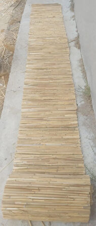 80CM Yükseklik X 600CM Genişlik Bambu Kamış Hasır Çit Dekoratif Bahçe Balkon ve Duvar Çiti .