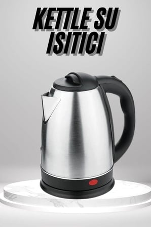 Su Isıtıcı 220 - 240 V Paslanmaz Çelik Kettle Uzun Ömürlü 2000 Watt