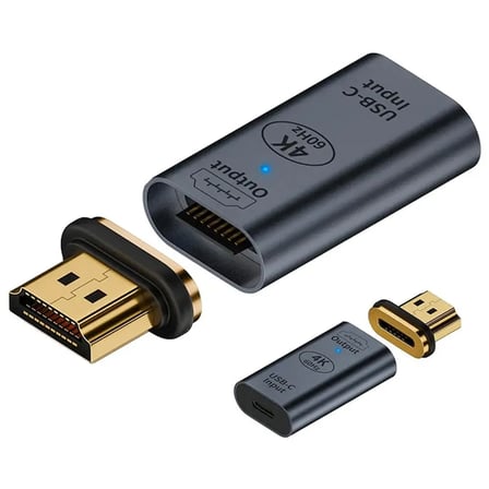 ALLY HDMI To Type-c 4K 60Hz Mıknatıs Başlıklı Çevirici Otg Adaptör-1852