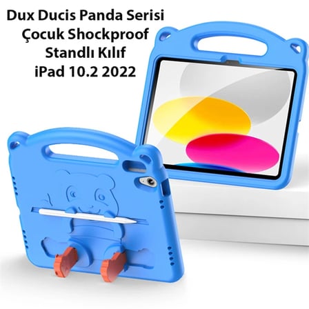 Dux Ducis iPad 10.2 2022 Kılıf Panda Serisi Çocuk Shockproof Standlı Kılıf-1852