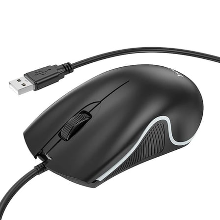 HOCO GM19 RGB LED Işıklı Gamer Oyuncu Kablolu Optik Mouse-1852