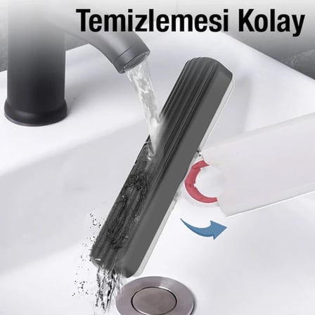 EZERE Çok Amaçlı Mini tezgah üstü Paspas Mini Mop + 2 Yedek Uç-1852