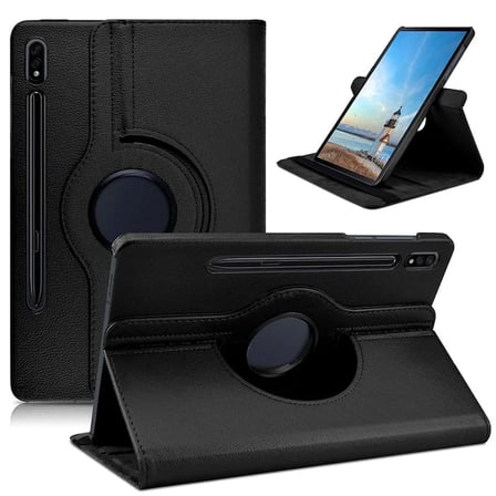 SM GalaxyTab S7 2020 12.4 (T970-T975-T976) 360 Derece Döner Standlı Kılıf-1852