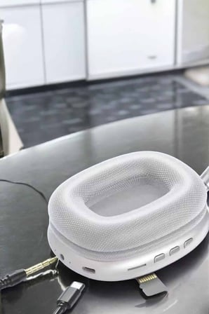 P9 Plus Kablosuz Kulak Üstü Bluetooth Kulaklık Beyaz Yüksek Ses Kaliteli