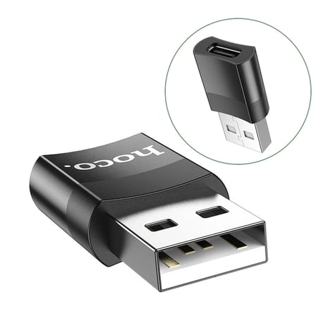 HOCO UA17 Dişi Type-C to Erkek USB Dönüştürücü Çevirici Adaptör-1852