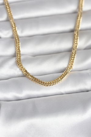 CM 14K Gold Renk Zincir Model 45 cm Kadın Kolye -1492