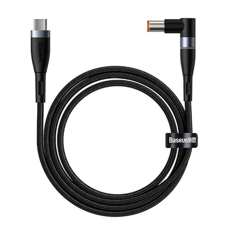Baseus Zinc Manyetik Type-C to DC Round (79x55mm) Lenovo Laptop Şarj Kablosu 100W 2m-1852