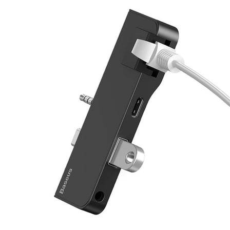 Baseus Multifunctional HUB Surface Go(Type-C+Audio to RJ45+USB3.0+Type-C(data)+Audio)-1852